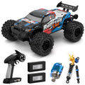 Highmall 1/16 4X4 High-Speed 50+KM/H（Peak） RC Monster Truck - 390 Motor Durable axle & Suspension | 3000mAh Batteries | Boys Toys Christmas Birthday for Teens Aged 14+